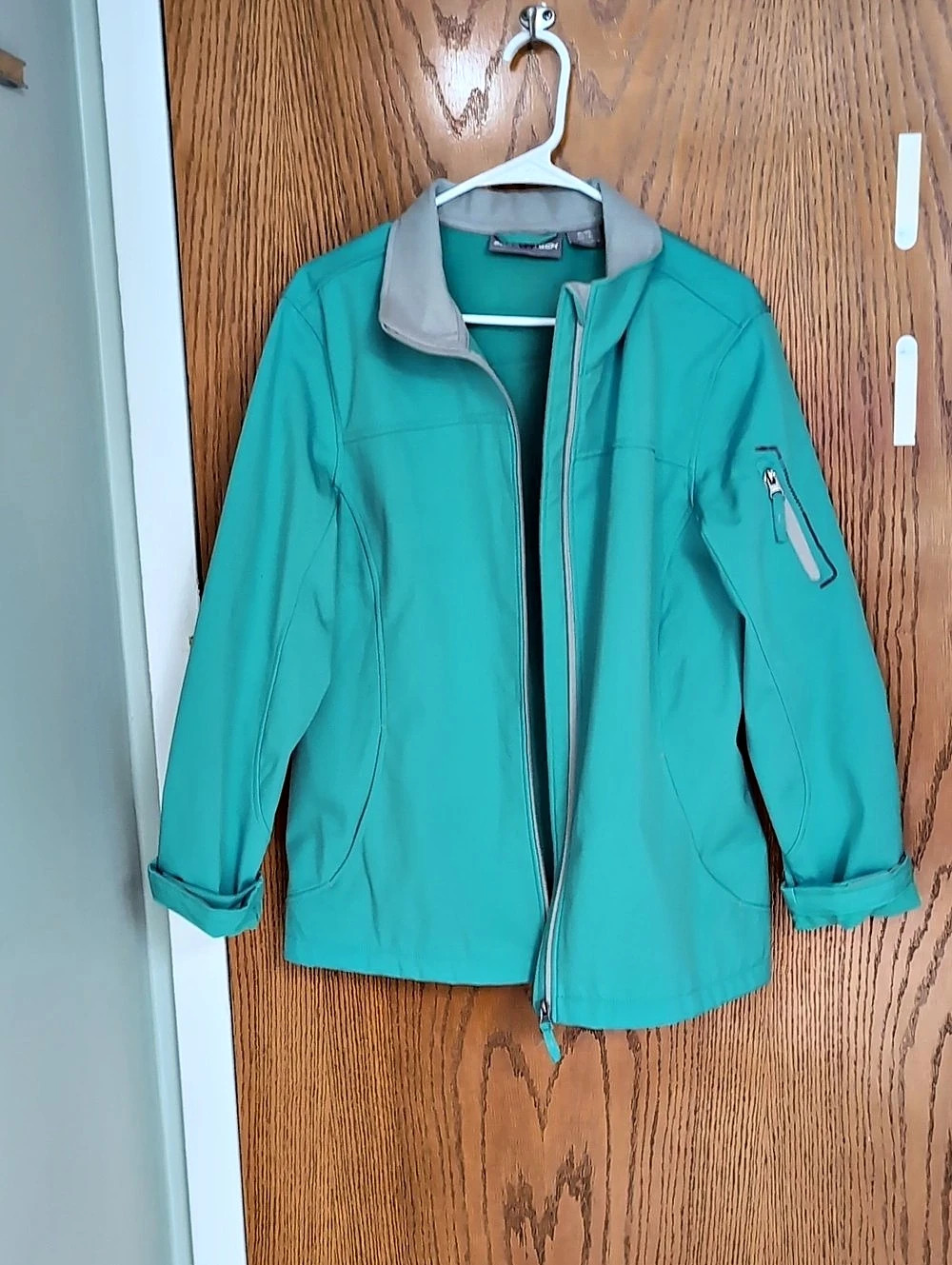 Free Tech Lightweight Utility Jacket in Blue Size XL Like New